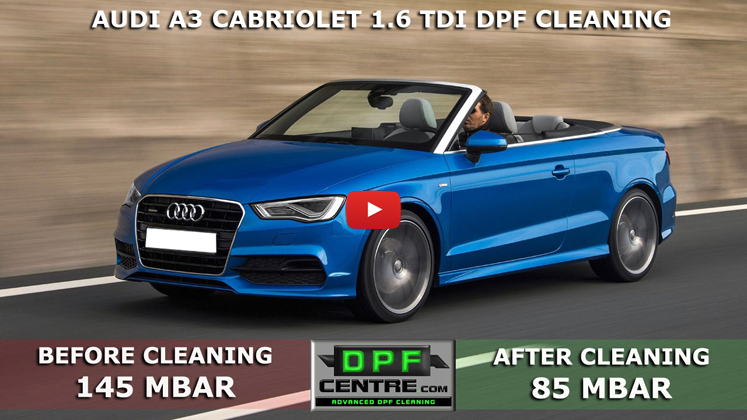 Audi A3 Cabriolet 1 6 Tdi Dpf Cleaning Quantum Dpf