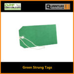 Green Strung Tags