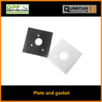 Plate and gasket
