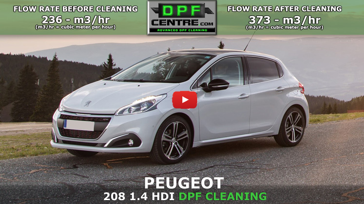 Peugeot 208 1.4 Hdi Dpf Cleaning - Quantum - Dpf Cleaning Centre